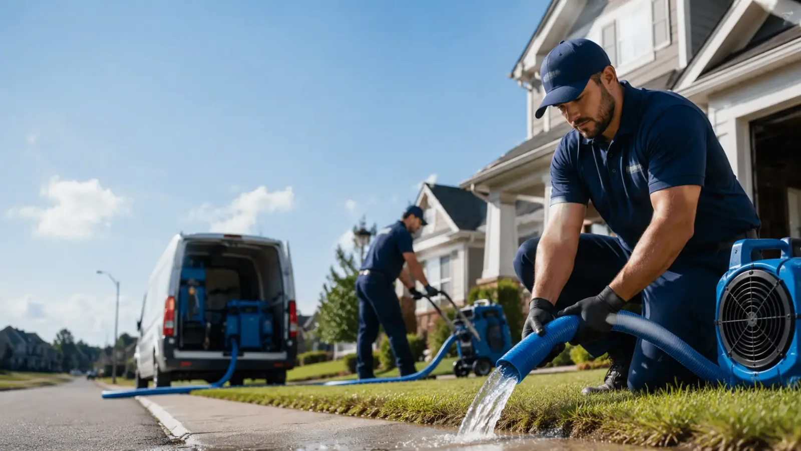 Flood Damage Restoration in Rhodes, MI